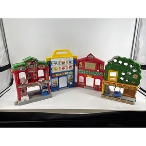 2008 Fisher Price Folding Learn About Townhouse Little People